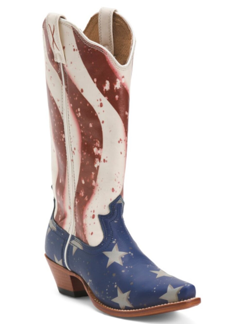 Twisted X  Steppin' Out Western Boots Red,Wht.Blue 6.5 ($295)